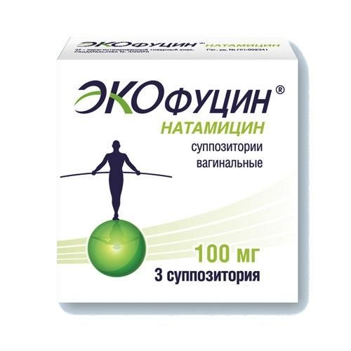 Экофуцин суппозитории вагинальные 100 мг 3 шт. Экофуцин суппозитории вагинальные 100 мг 3 шт.