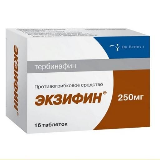 Экзифин таблетки 250 мг, 16 шт. Экзифин таблетки 250 мг, 16 шт.