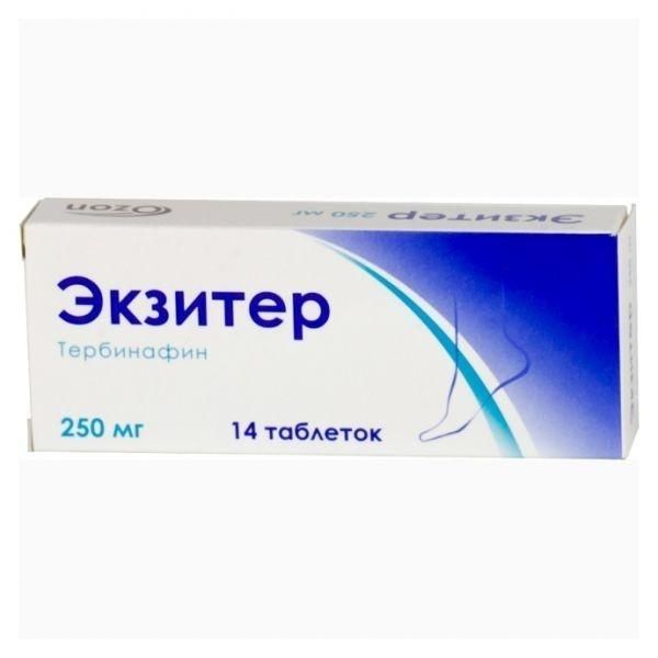 Экзитер таблетки 250 мг, 14 шт. Экзитер таблетки 250 мг, 14 шт.