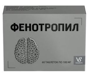Фенотропил таблетки 100 мг, 30 и 60 шт.