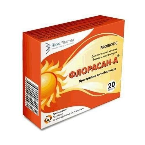 Флорасан-а капсулы, 20 шт. Флорасан-а капсулы, 20 шт.