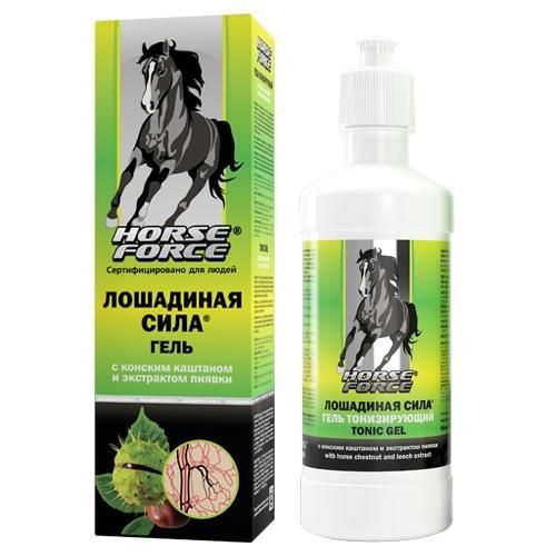 Лошадиная сила гель для ног каштан и пиявка, 500 мл