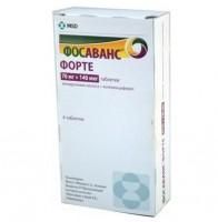 Фосаванс форте таблетки 70 мг+140 мкг, 4 шт. Фосаванс форте таблетки 70 мг+140 мкг, 4 шт.