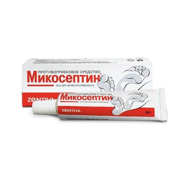 Микосептин мазь, 30 г Микосептин мазь, 30 г