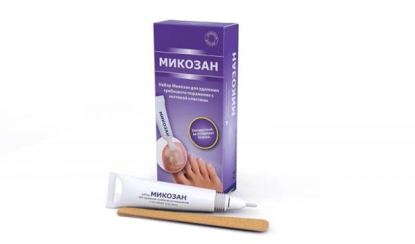 Микозан набор, тюбик 5 мл+10 пилочек Микозан набор, тюбик 5 мл+10 пилочек