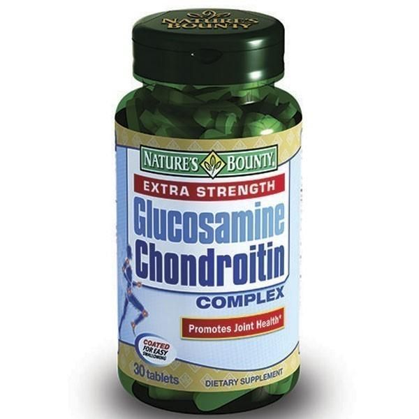 Нэйчес баунти комплекс экстра глюкозамин-хондроитин таблетки, 30 шт. Нэйчес баунти комплекс экстра глюкозамин-хондроитин таблетки, 30 шт.
