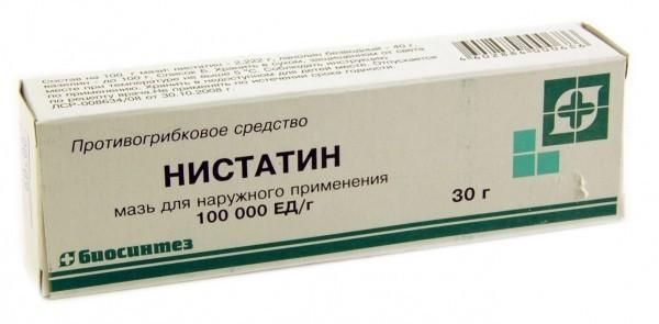 Нистатин мазь 100000 ЕД/г 30 г Нистатин мазь 100000 ЕД/г 30 г