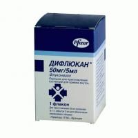 Дифлюкан пор. д/сусп. фл. 50мг/5мл 35мл франция Дифлюкан пор. д/сусп. фл. 50мг/5мл 35мл франция