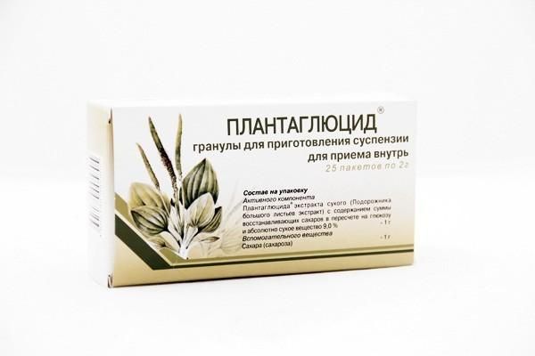 Плантаглюцид пакетики 2 г, 25 шт.