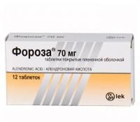 Фороза таблетки 70 мг, 12 шт. Фороза таблетки 70 мг, 12 шт.