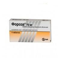 Фороза таблетки 70 мг, 4 шт. Фороза таблетки 70 мг, 4 шт.