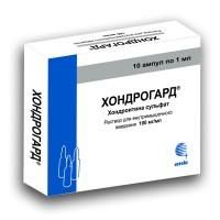 Хондрогард ампулы 100 мг/мл, 1 мл, 10 шт Хондрогард ампулы 100 мг/мл, 1 мл, 10 шт