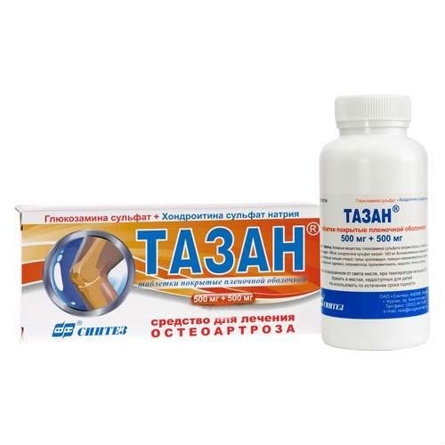 Тазан таблетки 500+500 мг, 60 шт.