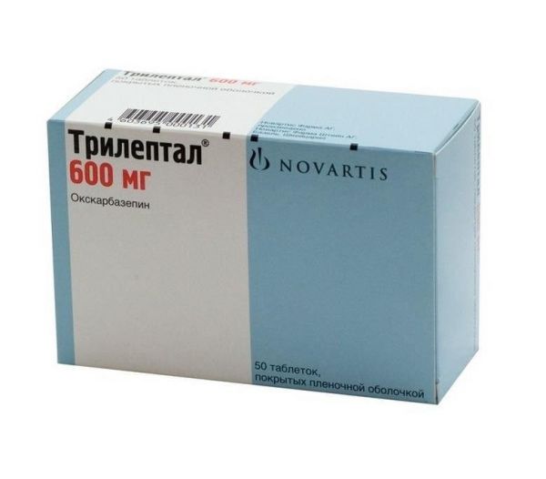 Трилептал таблетки 600 мг, 50 шт. Трилептал таблетки 600 мг, 50 шт.
