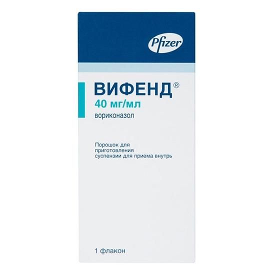 Вифенд порошок д/приг.суспензии д/приема внутрь 40 мг/мл 45 г 1шт. Вифенд порошок д/приг.суспензии д/приема внутрь 40 мг/мл 45 г 1шт.