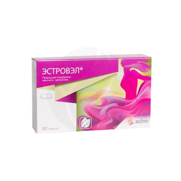 Эстровэл капсулы 500 мг, 30 шт. Эстровэл капсулы 500 мг, 30 шт.