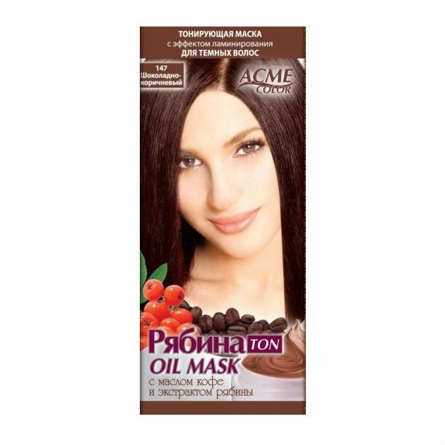 Acme-Color Тонирующая маска Рябина тон 147 Шоколадно-коричневый oil mask 30мл