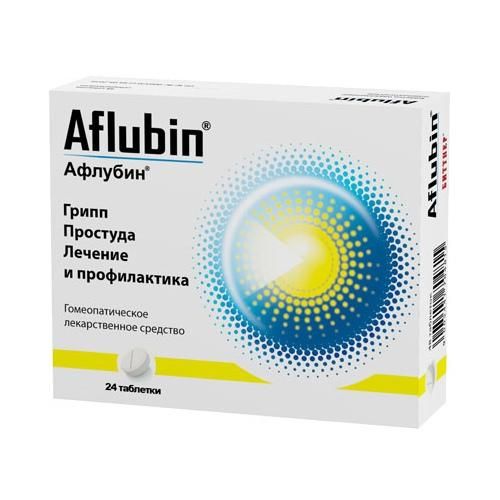 Афлубин таб подъязычные гомеопат №24 блист