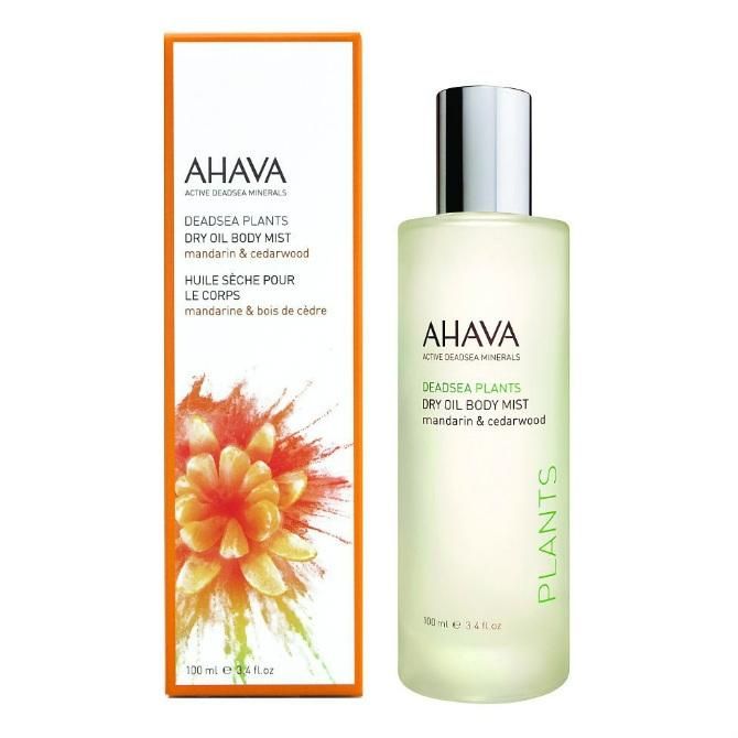 Ahava Deadsea Plants Сухое масло для тела мандарин и кедр 100 мл