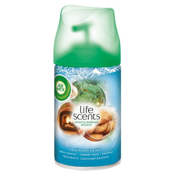 Airwick Life Scents Сменный баллон к автом.осв.возд. Хвойная сказка 250 мл