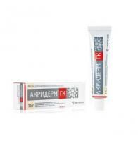 Акридерм гк мазь, 15/30 гамм Акридерм гк мазь, 15/30 гамм