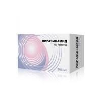 Пиразинамид таблетки 500 мг, 100 шт. Пиразинамид таблетки 500 мг, 100 шт.