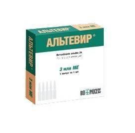 Альтевир шприц 3 млн.МЕ 1 мл, 1 шт. Альтевир шприц 3 млн.МЕ 1 мл, 1 шт.