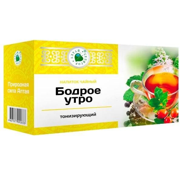 Altay Seligor Напиток чайный Бодрое утро тонизирующий 1,5 г фильтр-пакетики 20 шт. Altay Seligor Напиток чайный Бодрое утро тонизирующий 1,5 г фильтр-пакетики 20 шт.