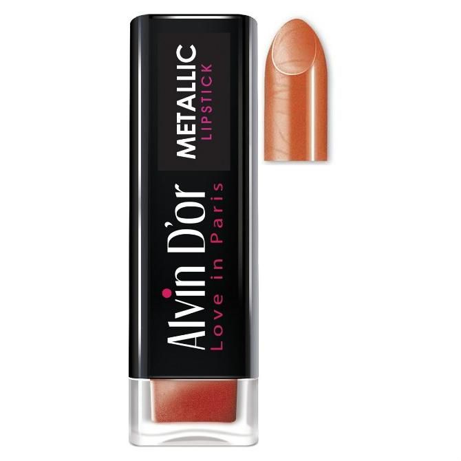 Alvin Dor Губная помада Metallic Lipstick Тон 02 1 шт.