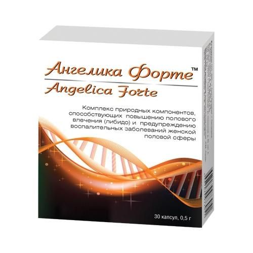 Ангелика форте капсулы 500 мг, 30 шт. Ангелика форте капсулы 500 мг, 30 шт.