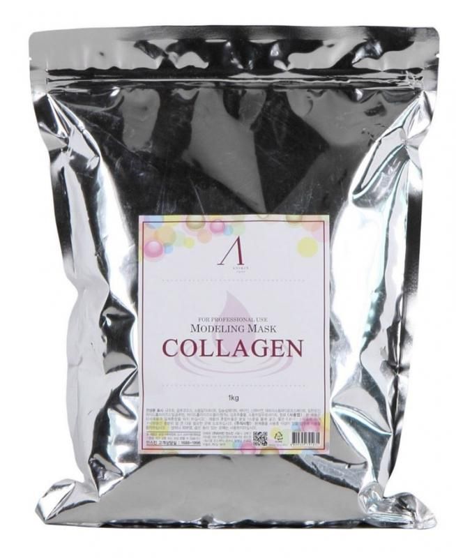 Anskin маска альгинатная с коллагеном укрепляющая Collagen Modeling Mask пакет 1 кг