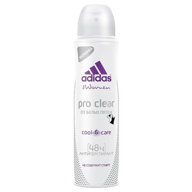 Антиперспирант спрей Adidas c&amp;c pro clear женский 150 мл