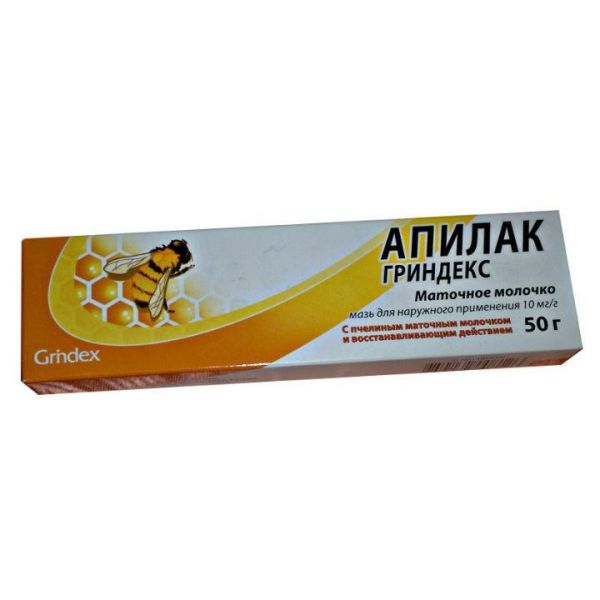 Апилак мазь 10% , 50 г Апилак мазь 10% , 50 г