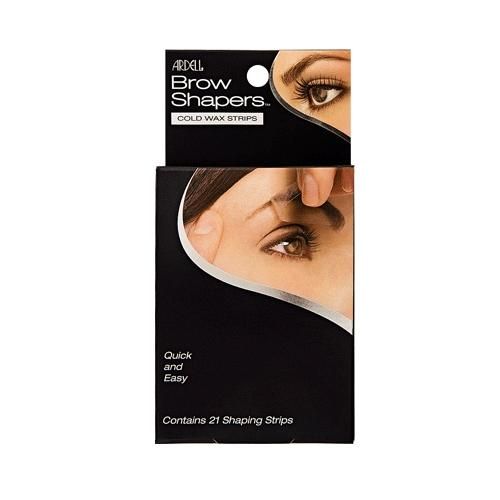 Ardell Brow Shapers Cold Wax Strips Полоски с воском для придания формы бровям 21 шт.