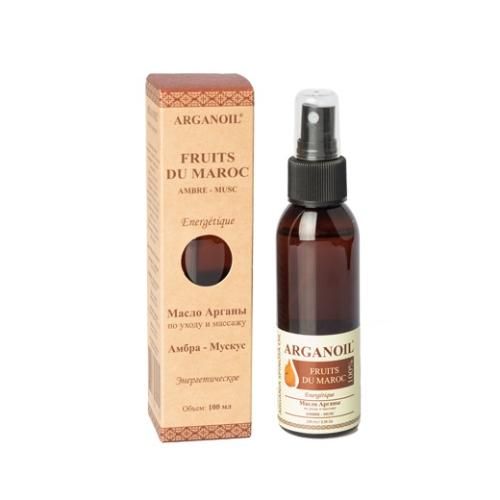 Arganoil Fruits Du Maroc масло арганы массажное мускус-амбра 100 мл Arganoil Fruits Du Maroc масло арганы массажное мускус-амбра 100 мл