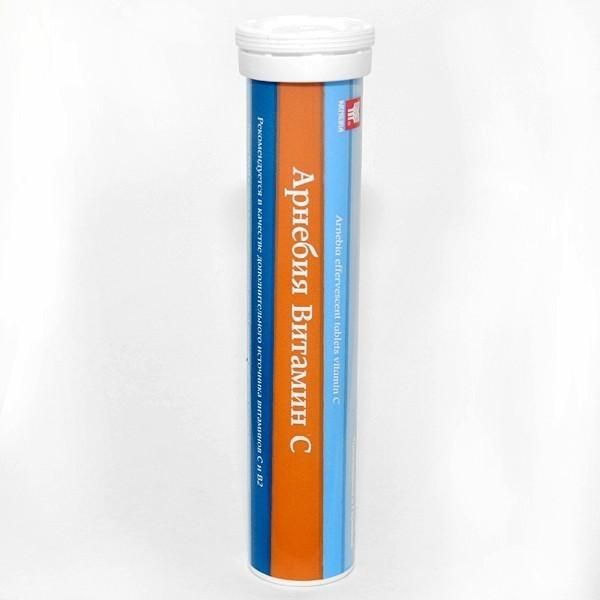 Арнебия витамин с таблетки шипучие 4 г, 20 шт.