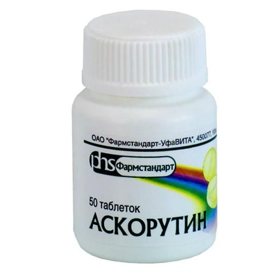 Аскорутин таблетки, 50 шт.