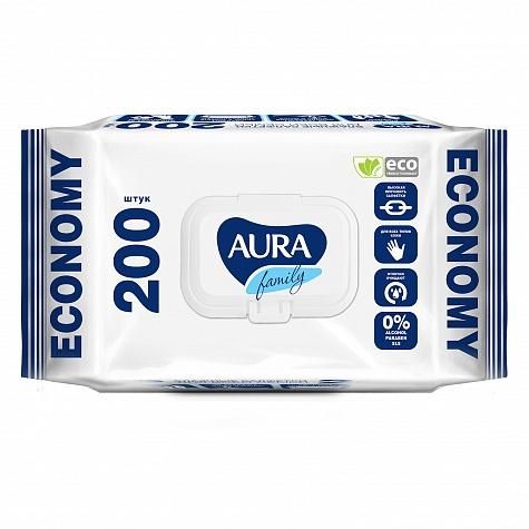 Aura Family Влажные салфетки для всей семьи 200шт