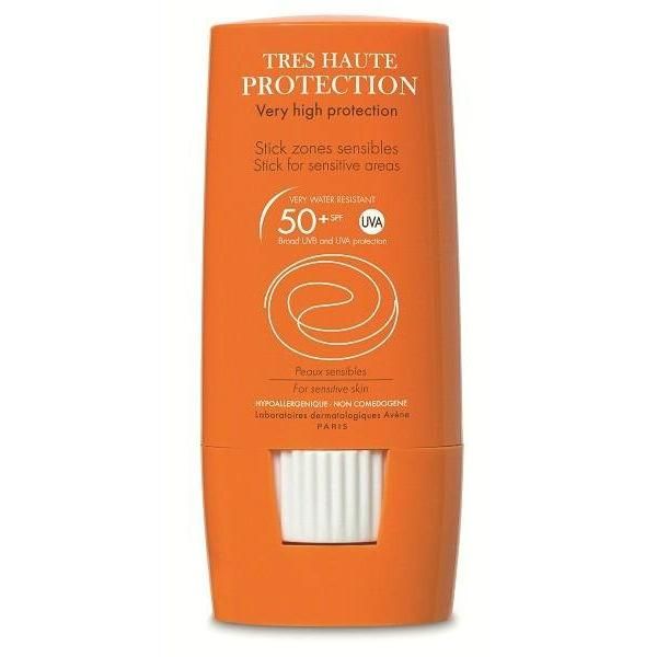 Avene солнцезащитный стик для чувствительных зон SPF50+ 8 г
