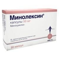 Минолексин капсулы 50 мг, 20 шт. Минолексин капсулы 50 мг, 20 шт.