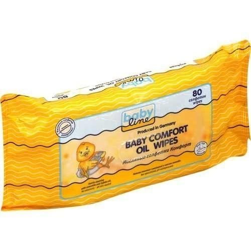 Babyline салфетки масляные Комфорт 80 шт.