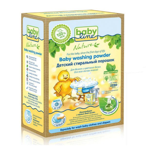 Babyline стиральный порошок на основе натурального мыла 2250 г