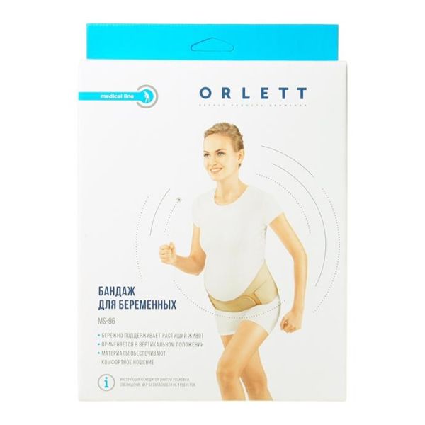 Бандаж Орлетт для беременных до/послеродовый MS-96 бежевый разм. S 1 шт.