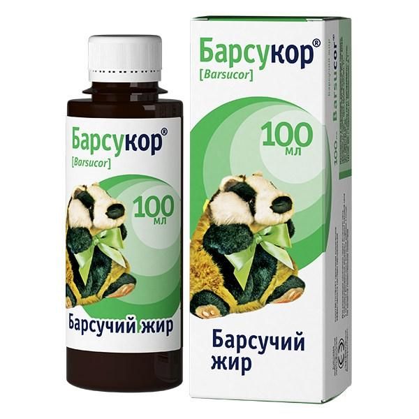 Барсучий жир барсукор 100 мл