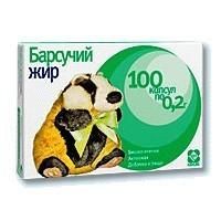 Барсучий жир капсулы 0.25 г, 100 шт.