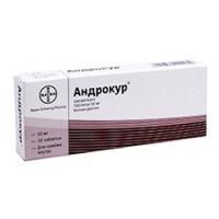 Андрокур таблетки 50 мг, 20 шт. Андрокур таблетки 50 мг, 20 шт.