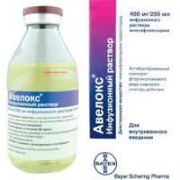 Авелокс флакон 400 мг, 250 мл Авелокс флакон 400 мг, 250 мл