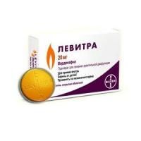 Левитра таблетки 20 мг, 4 шт. Левитра таблетки 20 мг, 4 шт.