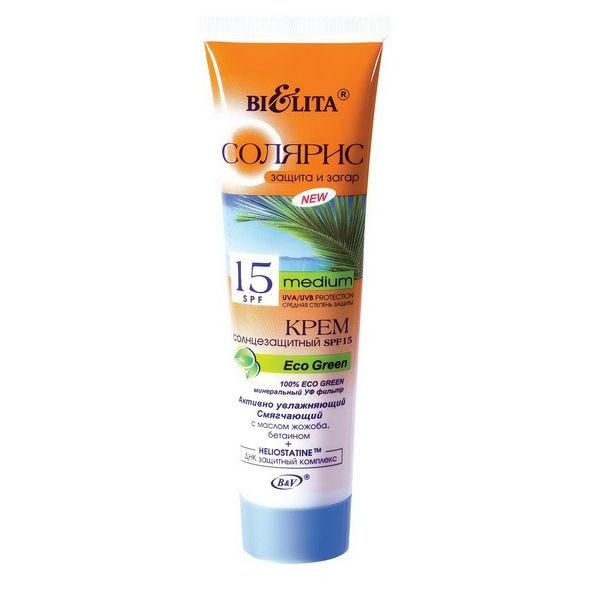 Belita Солярис крем солнцезащитный Eco Green SPF15 100 мл