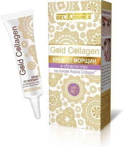 BelKosmex Gold Collagen крем вокруг глаз 15 г